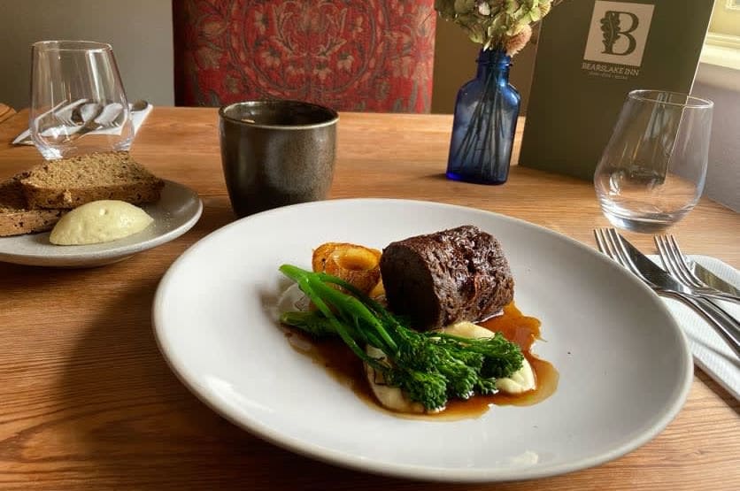 Fixed Price Menu - Braised Venison Roulade, Celeriac & Poached Pear