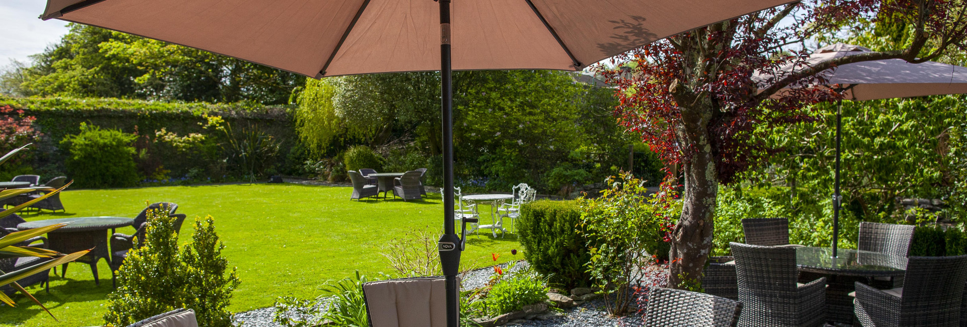 Summer in the garden at The Bedford Hotel