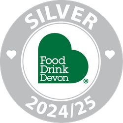 Food Drink Devon silver award logo