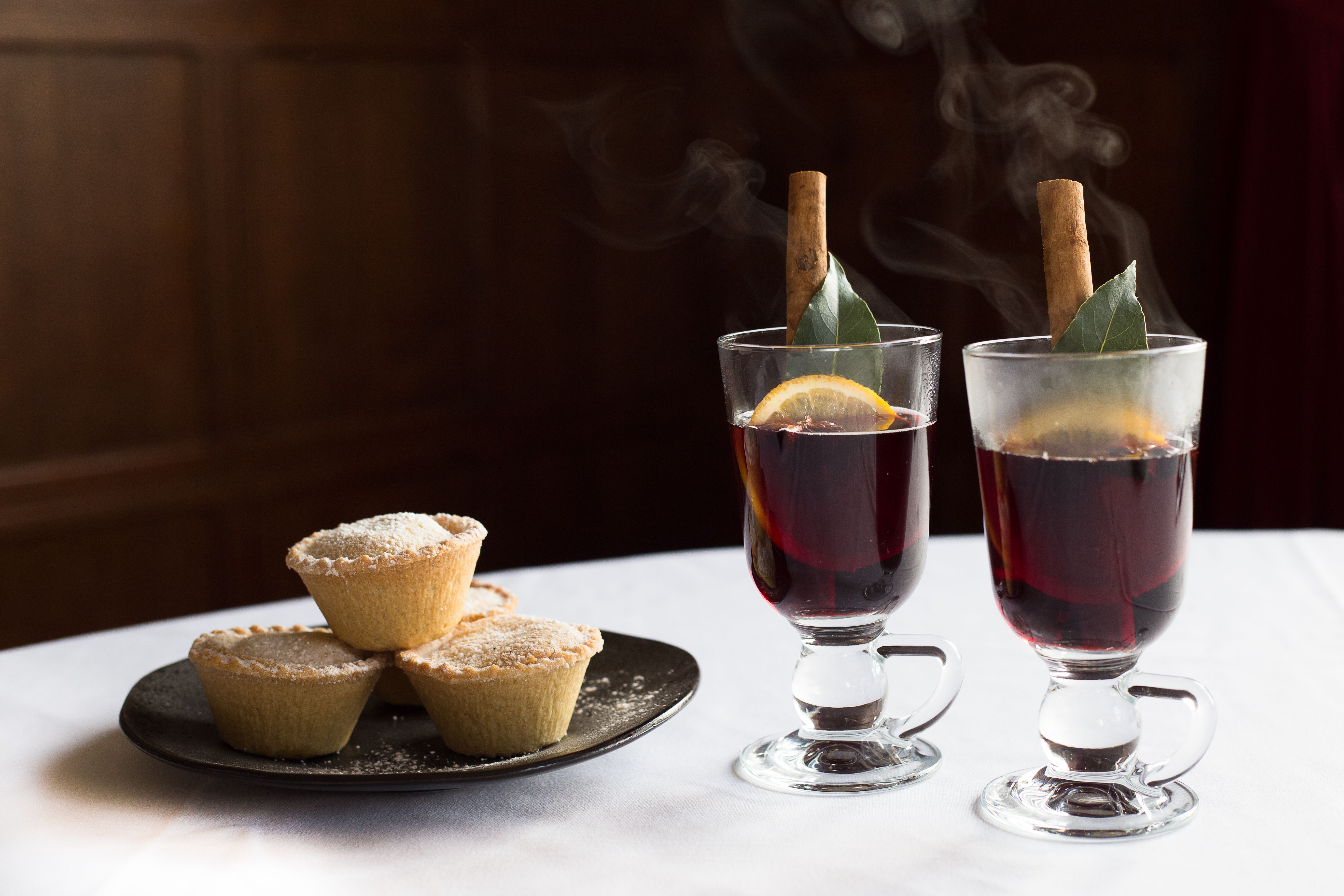 Mince pies and mulled wine