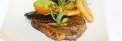 Steak and chips