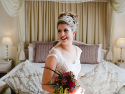 Bride in her Bedroom