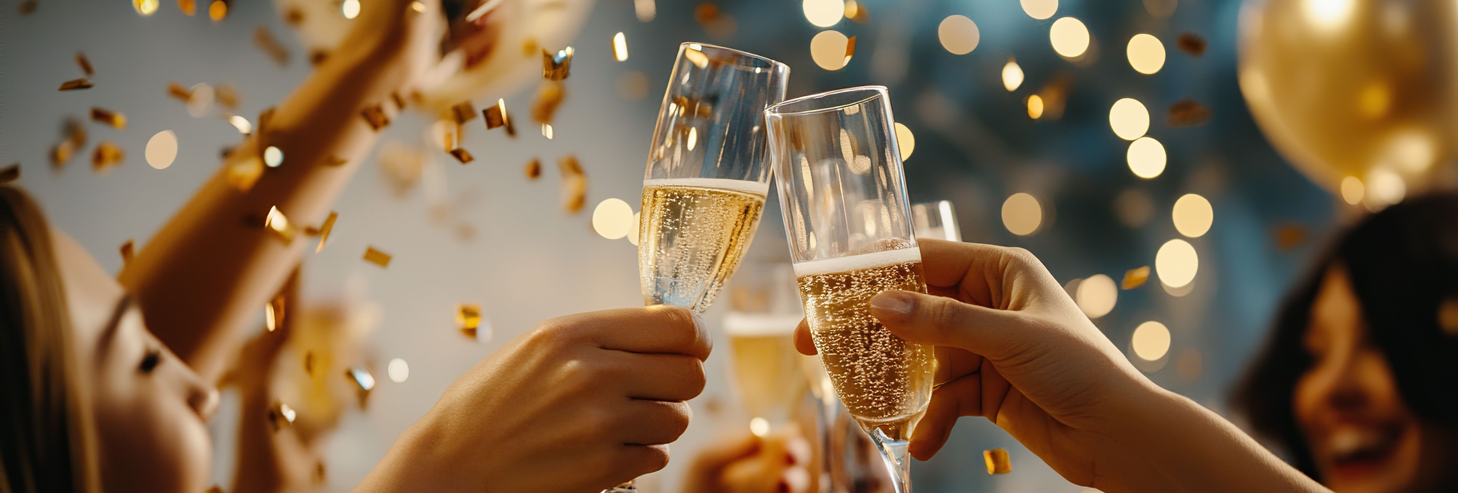 Champagne on New Year's Eve