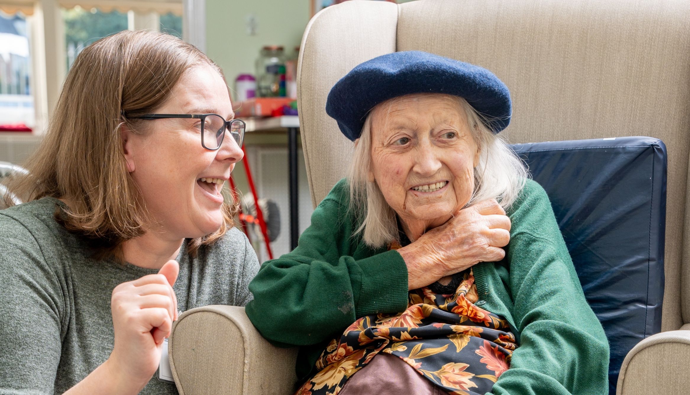 Family Member visiting her mother