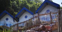 Beach huts