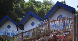 Beach huts