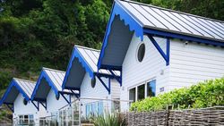 Beach huts