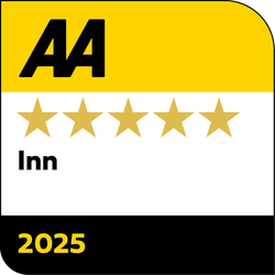 AA 5-star gold inn 2025 award badge