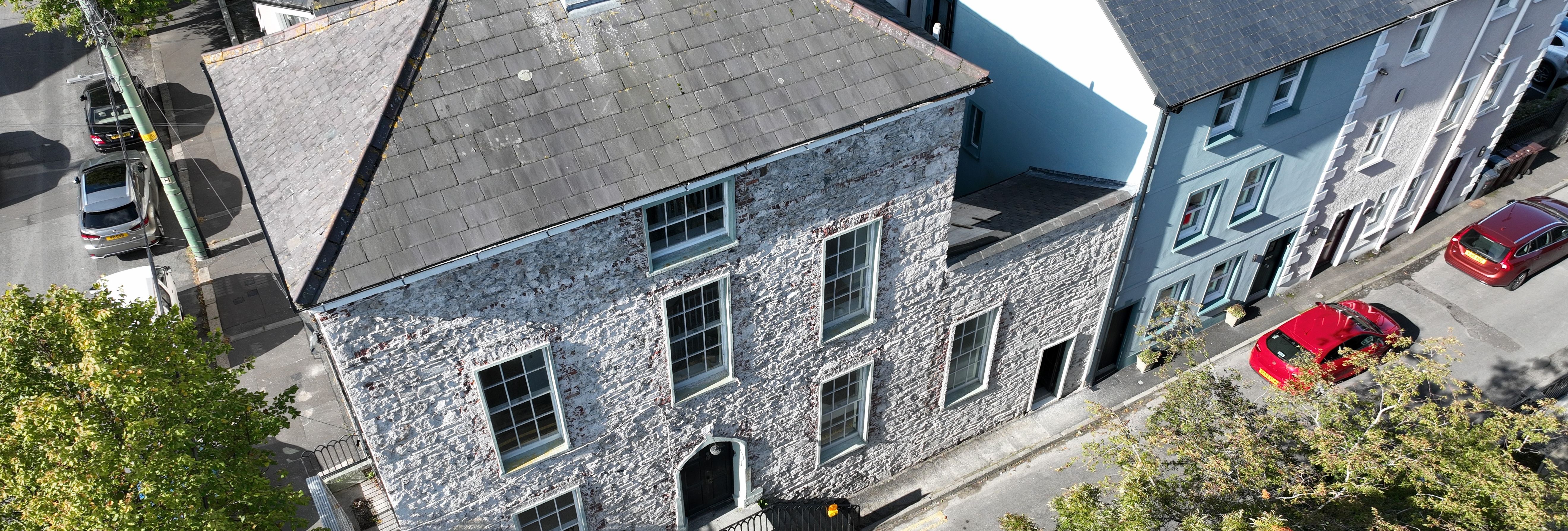 Castle House Warrenpoint aerial shot