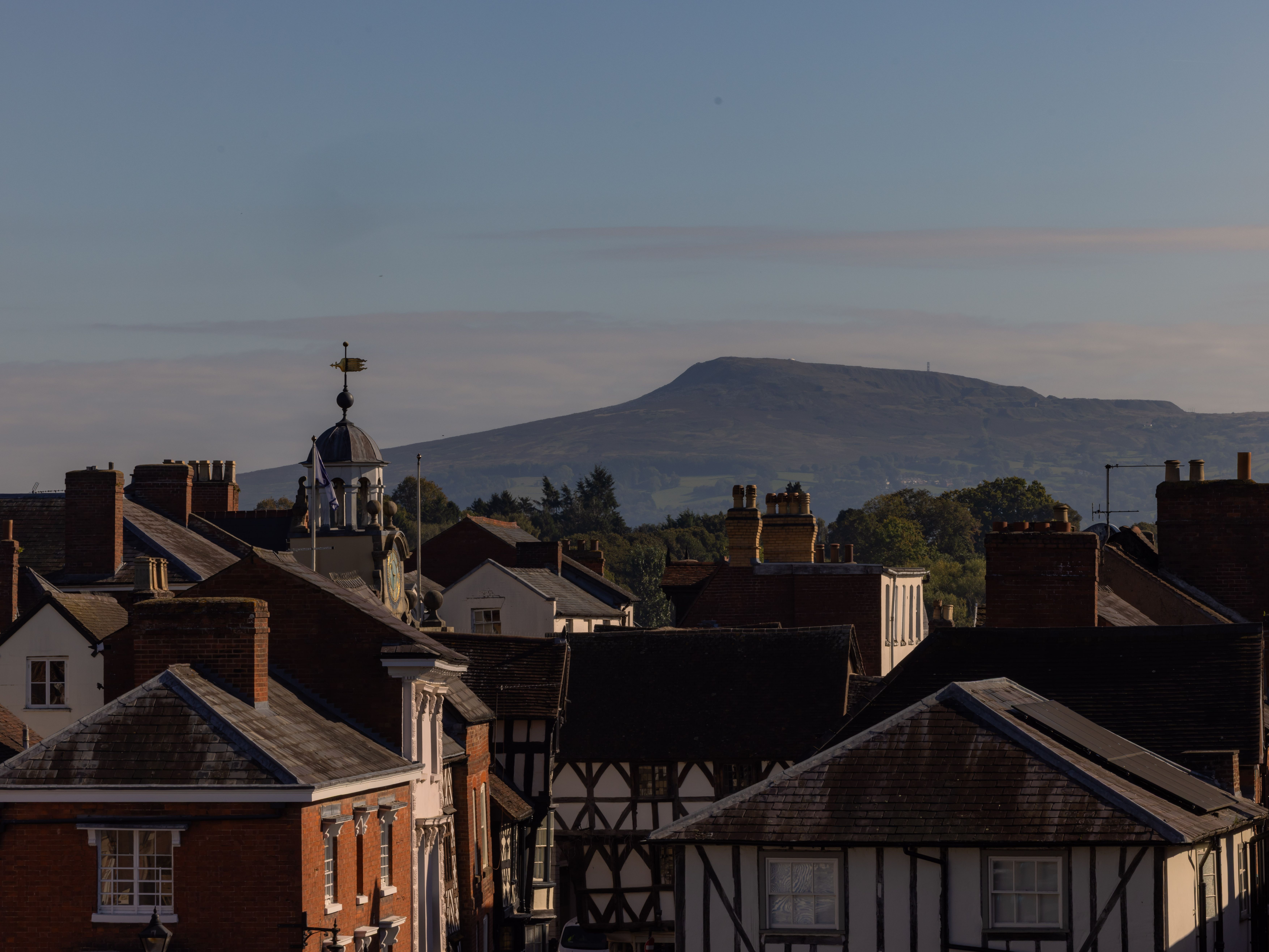 Town and hills view 7230