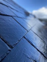 Slate in the rain