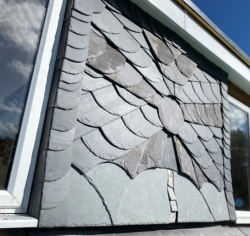 Ornate Slate Facade