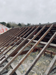 Additional Nails Added To The Existing Timber Frame - House of Marbles
