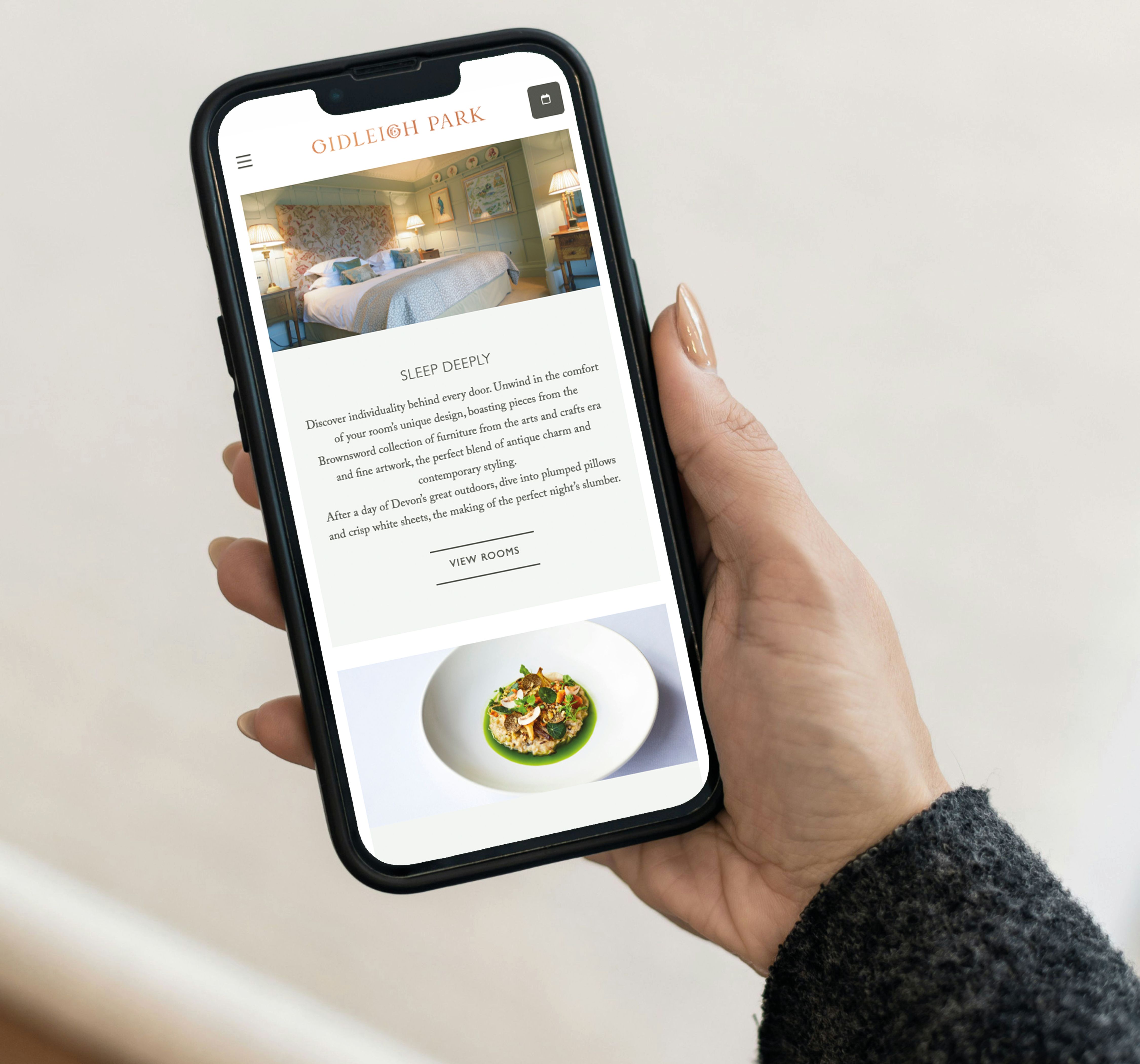 Gidleigh Park mobile