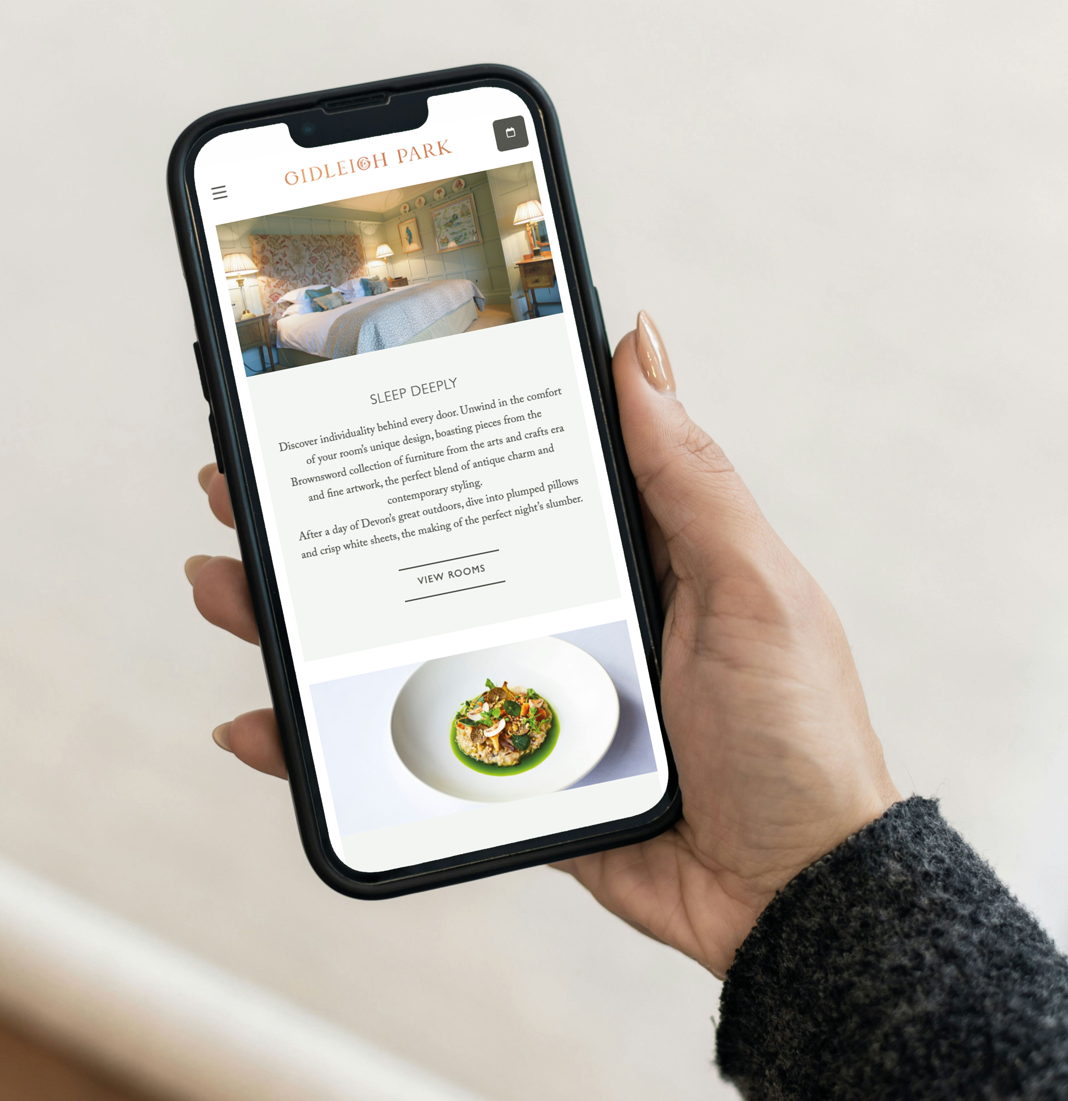 Gidleigh Park mobile