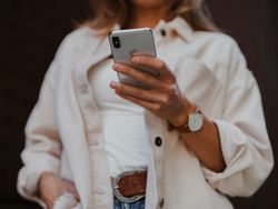 Woman on phone