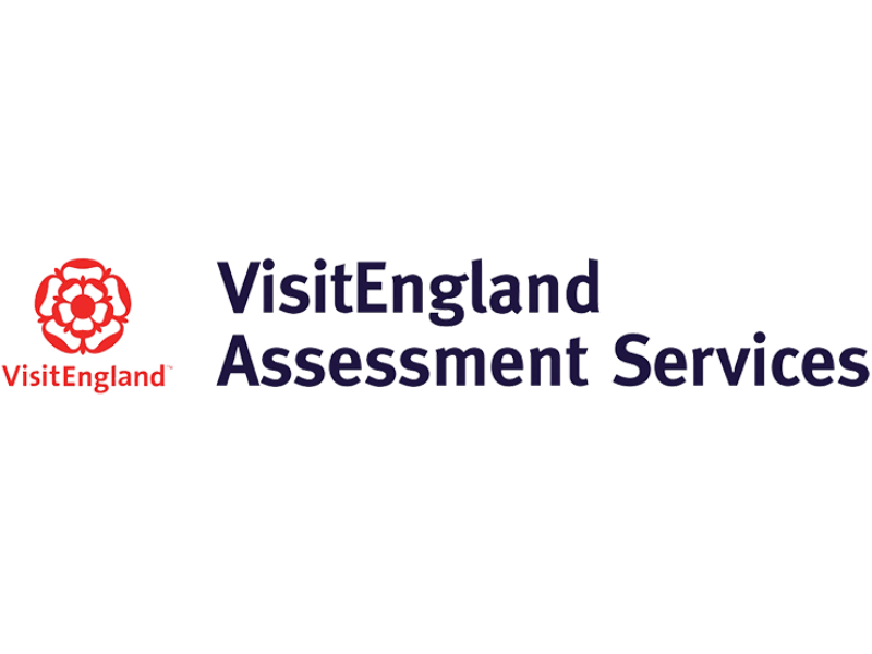 VisitEngland Assessment Services logo with a red rose emblem