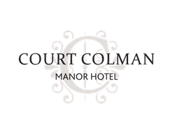 Court Colman Manor Hotel logo with ornate letter C design