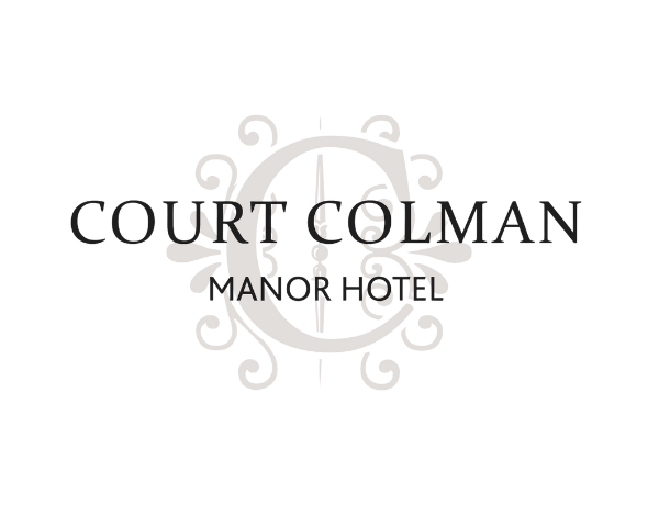 Court Colman Manor Hotel logo with ornate letter C design