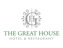 The Great House Hotel & Restaurant logo with decorative initials
