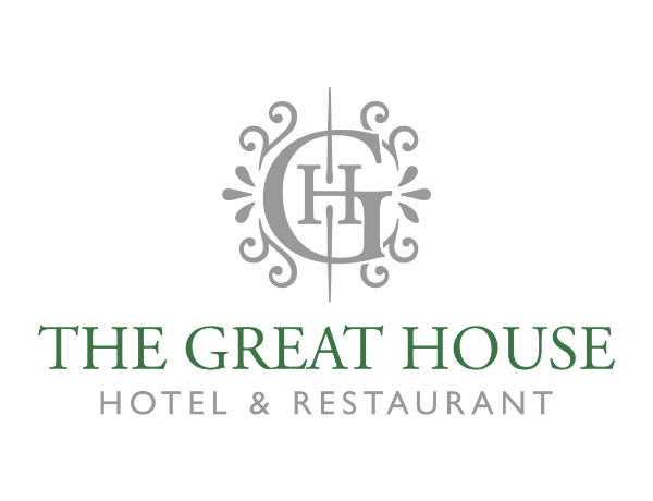 The Great House Hotel & Restaurant logo with decorative initials