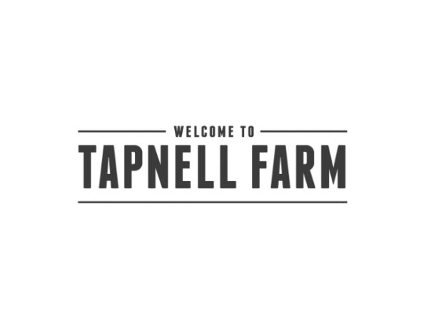 Welcome to Tapnell Farm text logo
