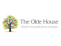 The Olde House North Cornwall farm cottages logo with a colorful tree