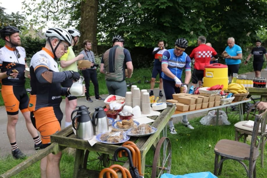 Cotswold Cycling Challenge food stop