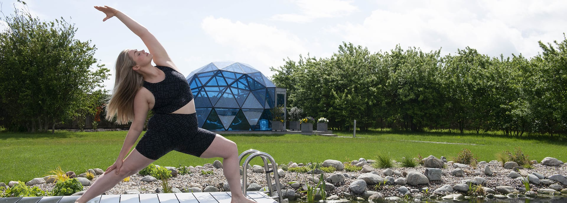 Yoga at the Glass House