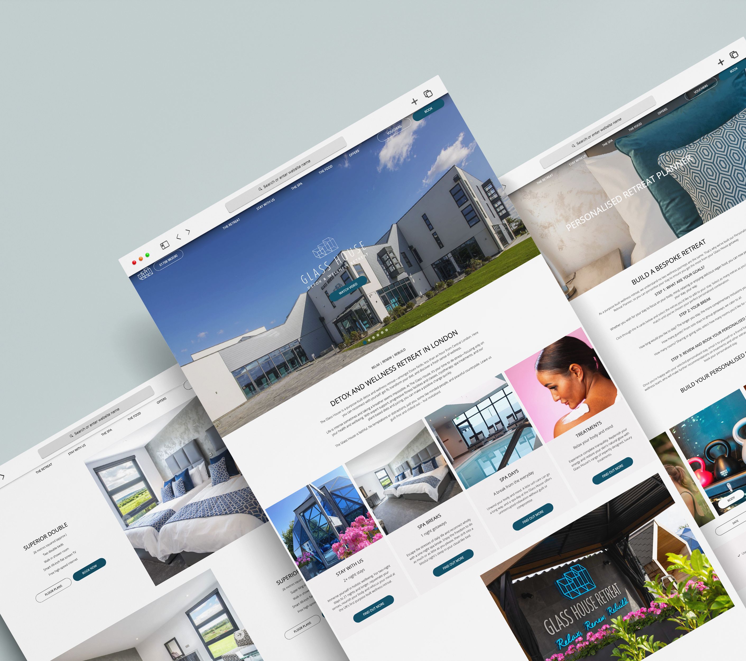 Glass House Retreat Screens