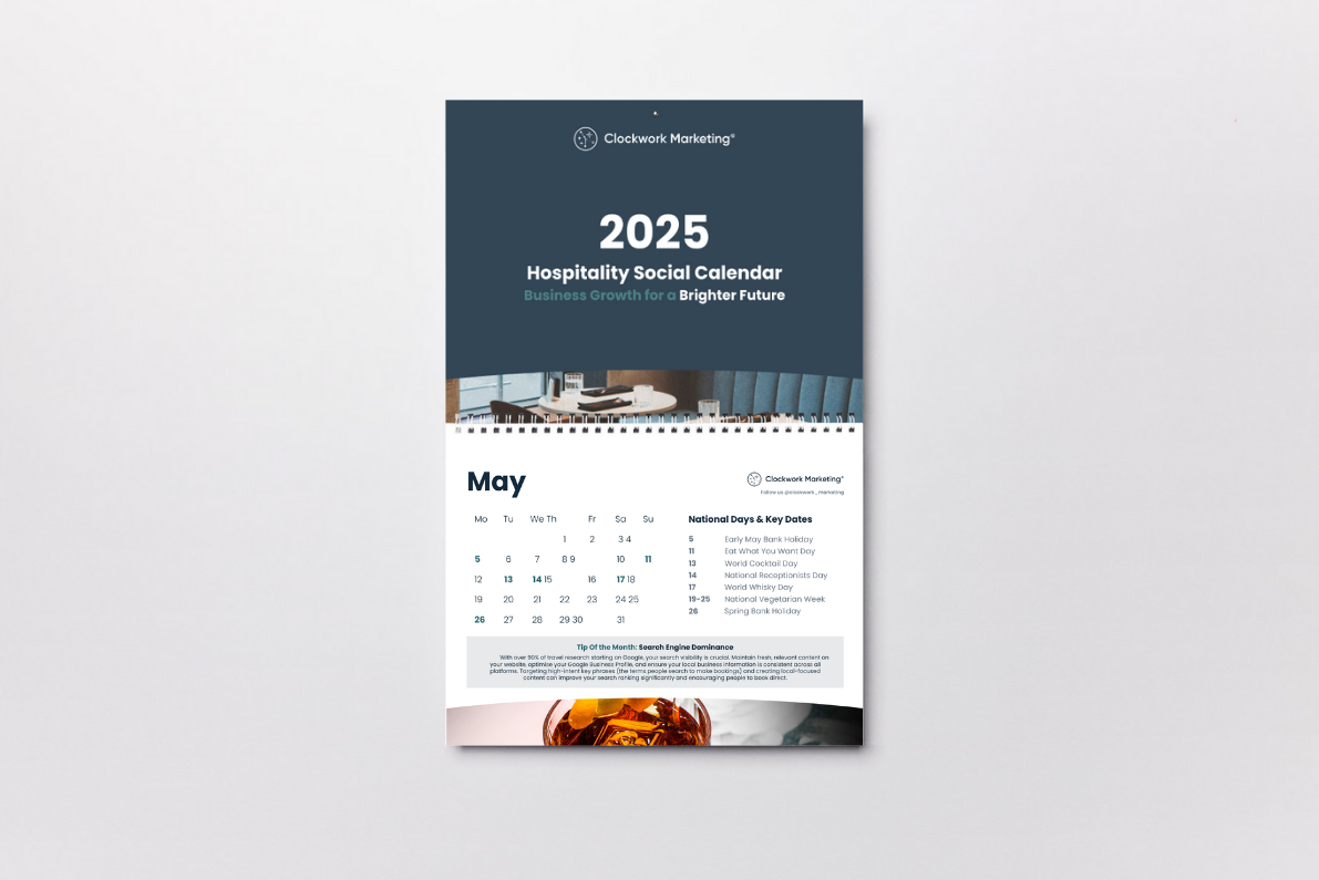 Clockwork Social Calendar 2025