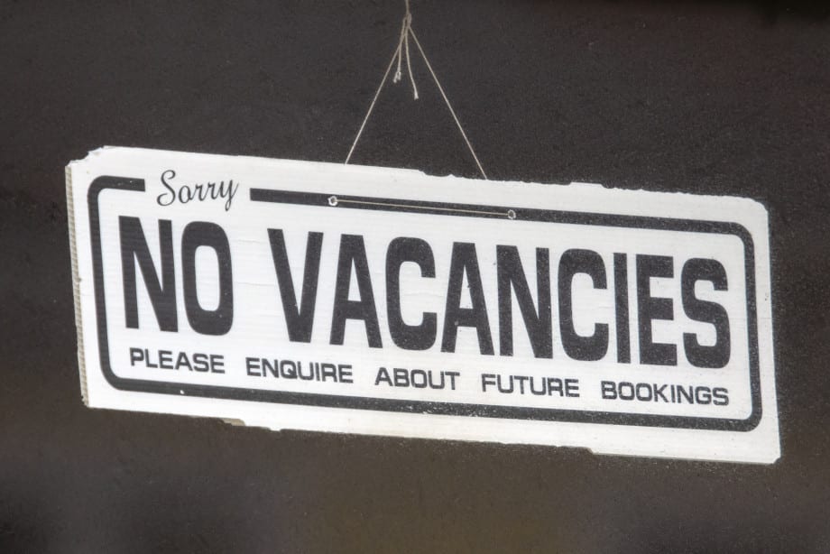 No job vacancies