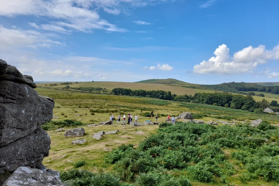 Yoga on Dartmoor