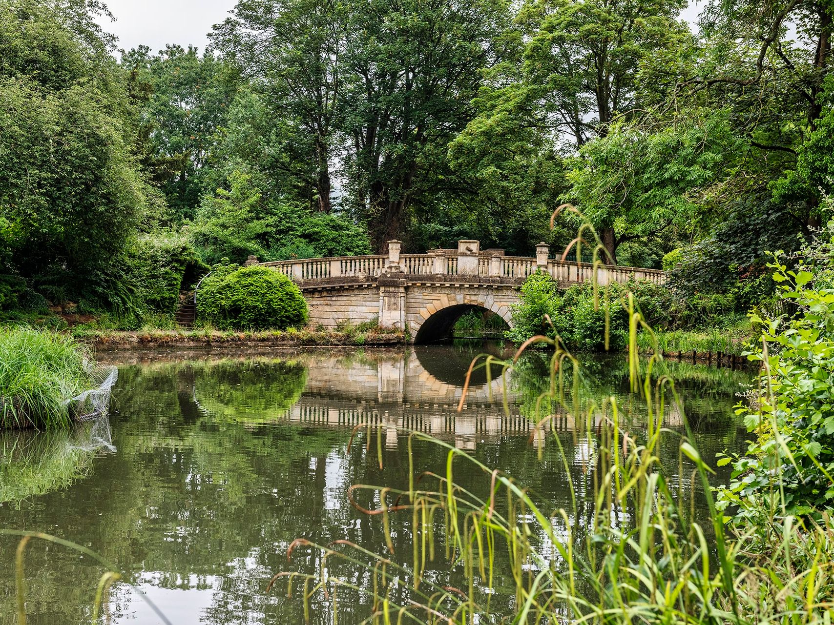 Bridge over a lake
