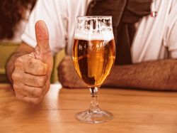Glass of ale