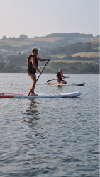 Paddle boarding on Teign Estuary
