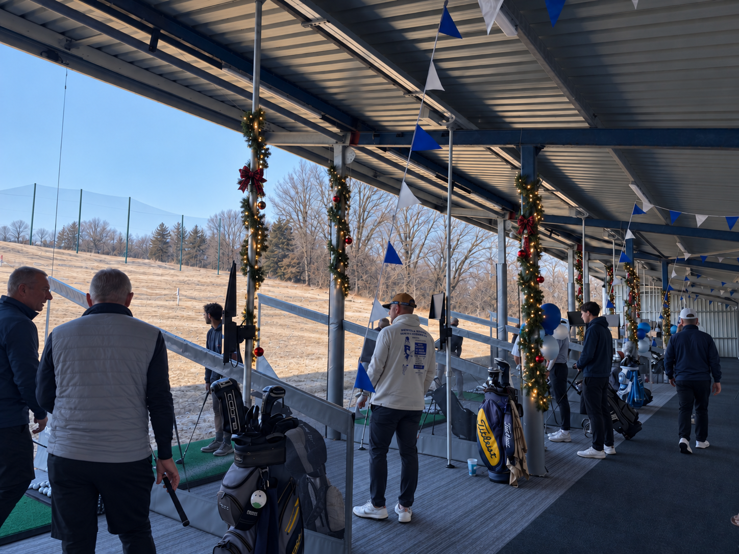 Winter Holiday Golf Driving Range