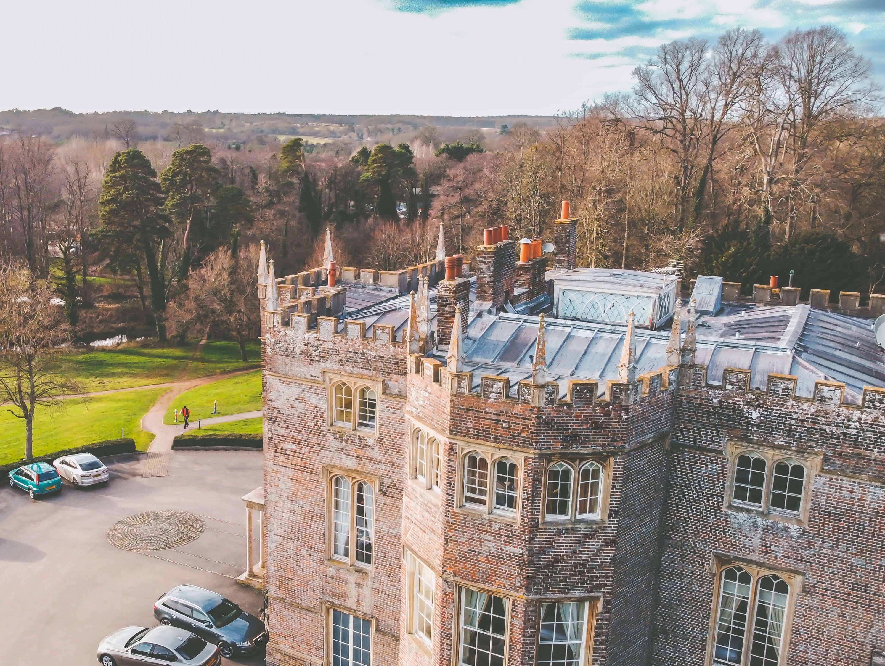 4 - DRONE HOTEL  - Donnington Grove Hotel 2022 - Hotel _ Grounds - Hotel _ Restaurant Photography By KW Creative - Kent Wynne Photography (C)