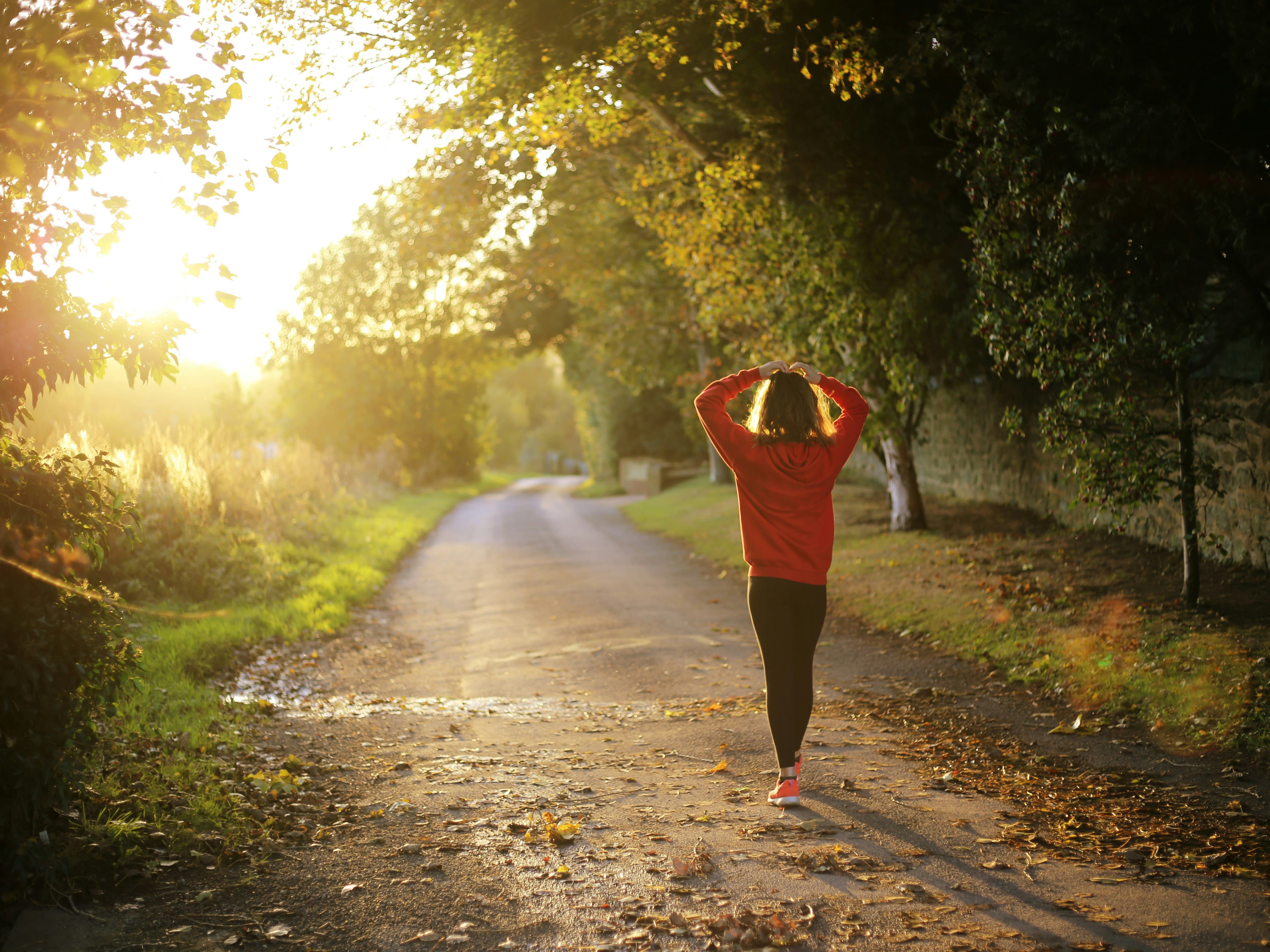 woman walking