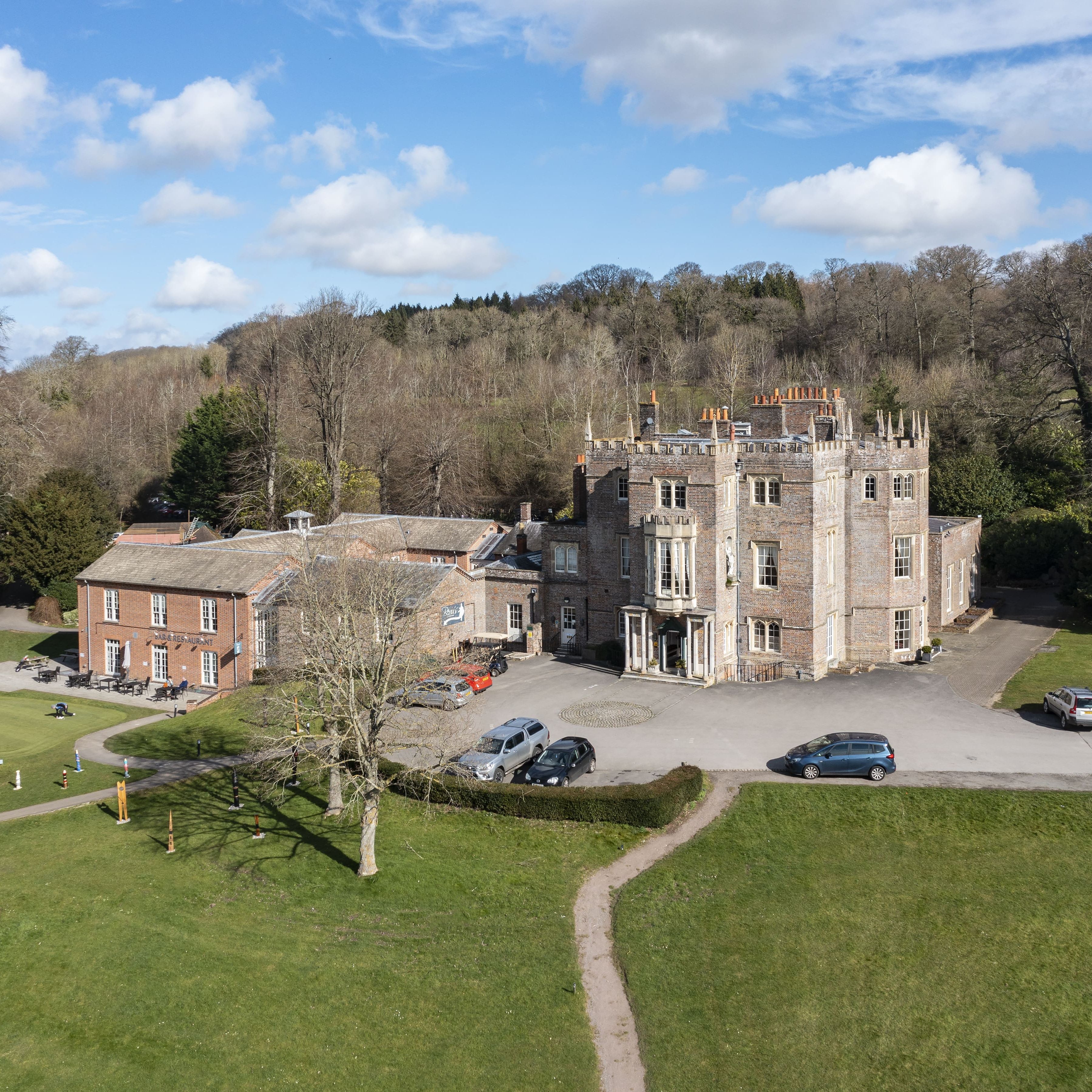 donnington drone exterior
