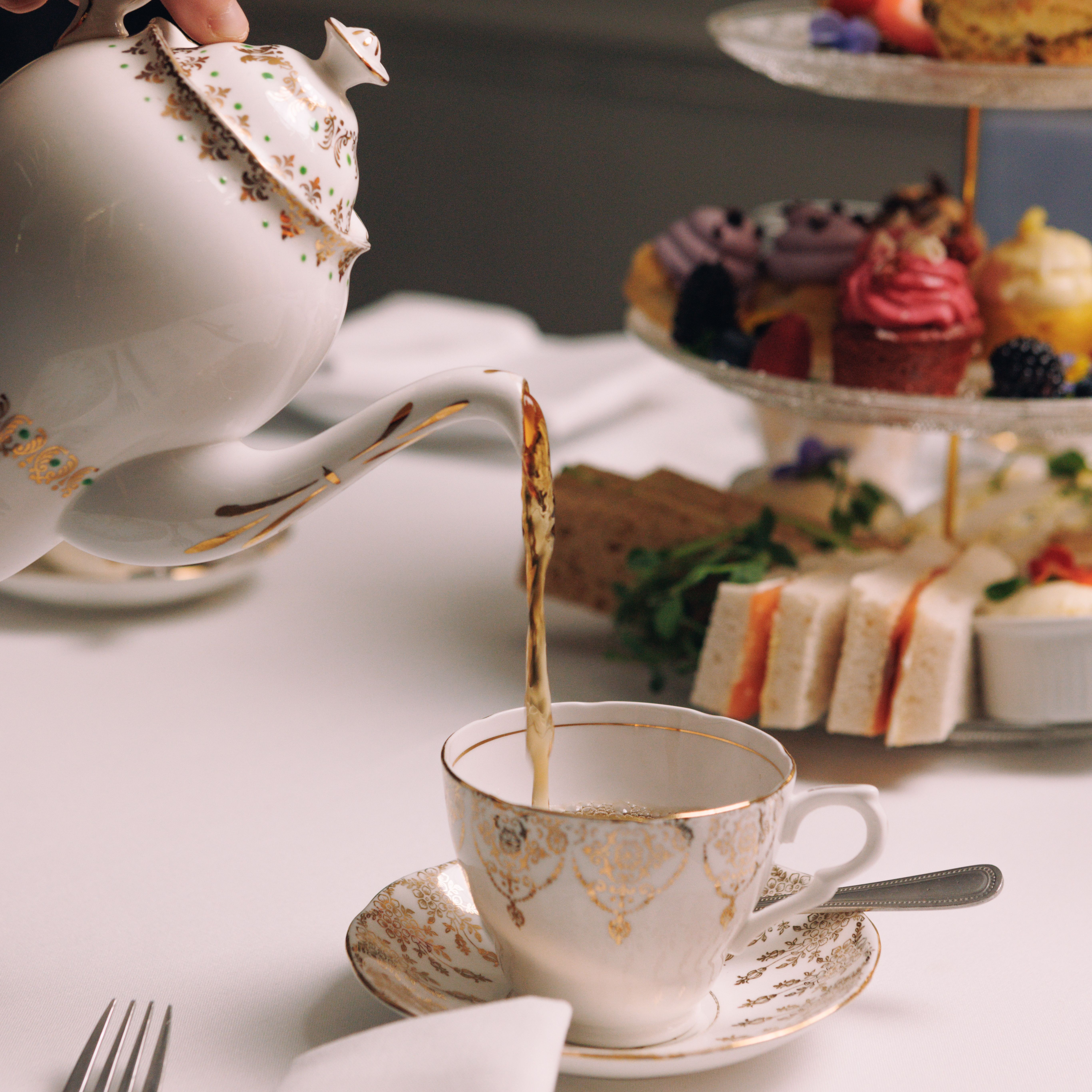 Afternoon Tea with Tea Pour