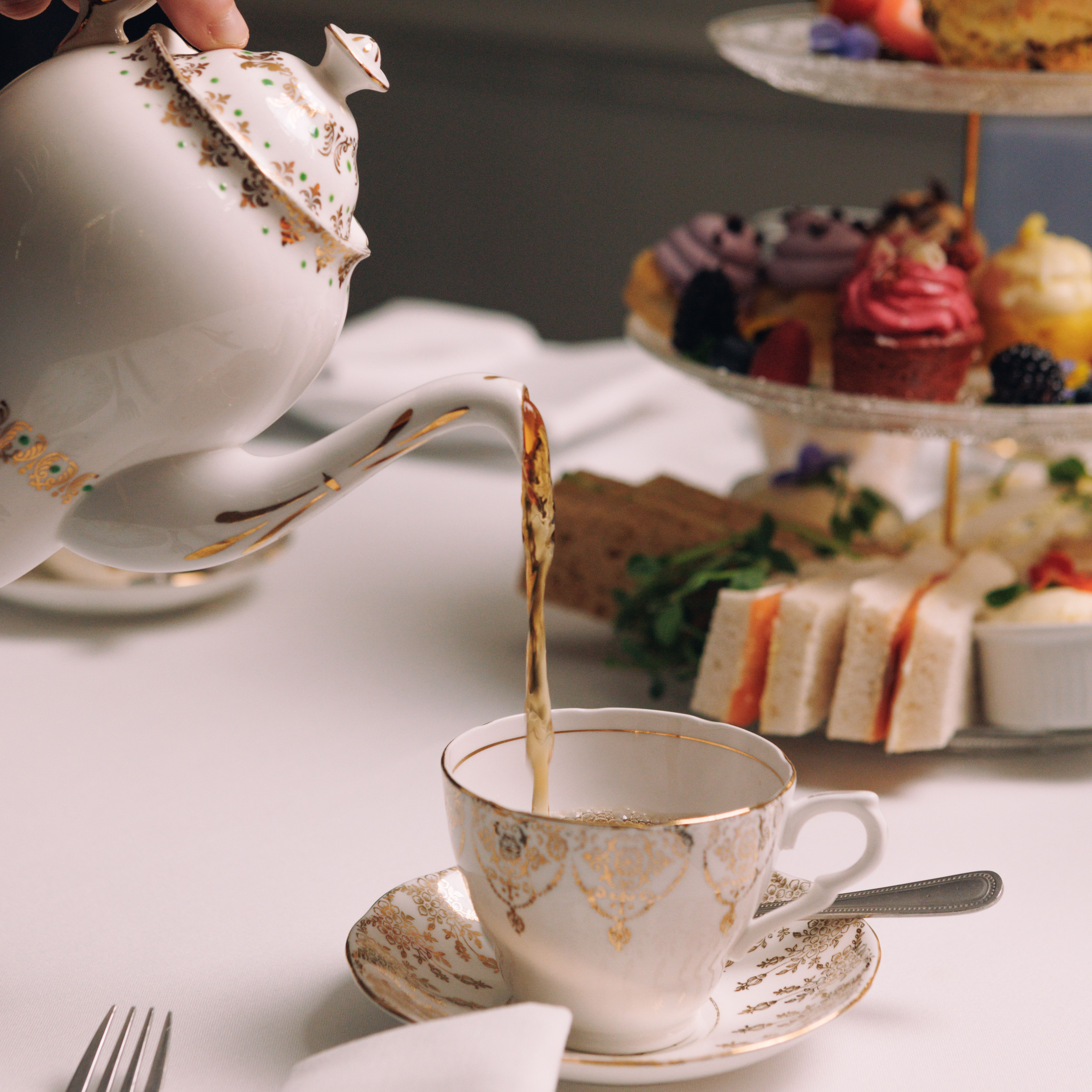 Afternoon Tea with Tea Pour