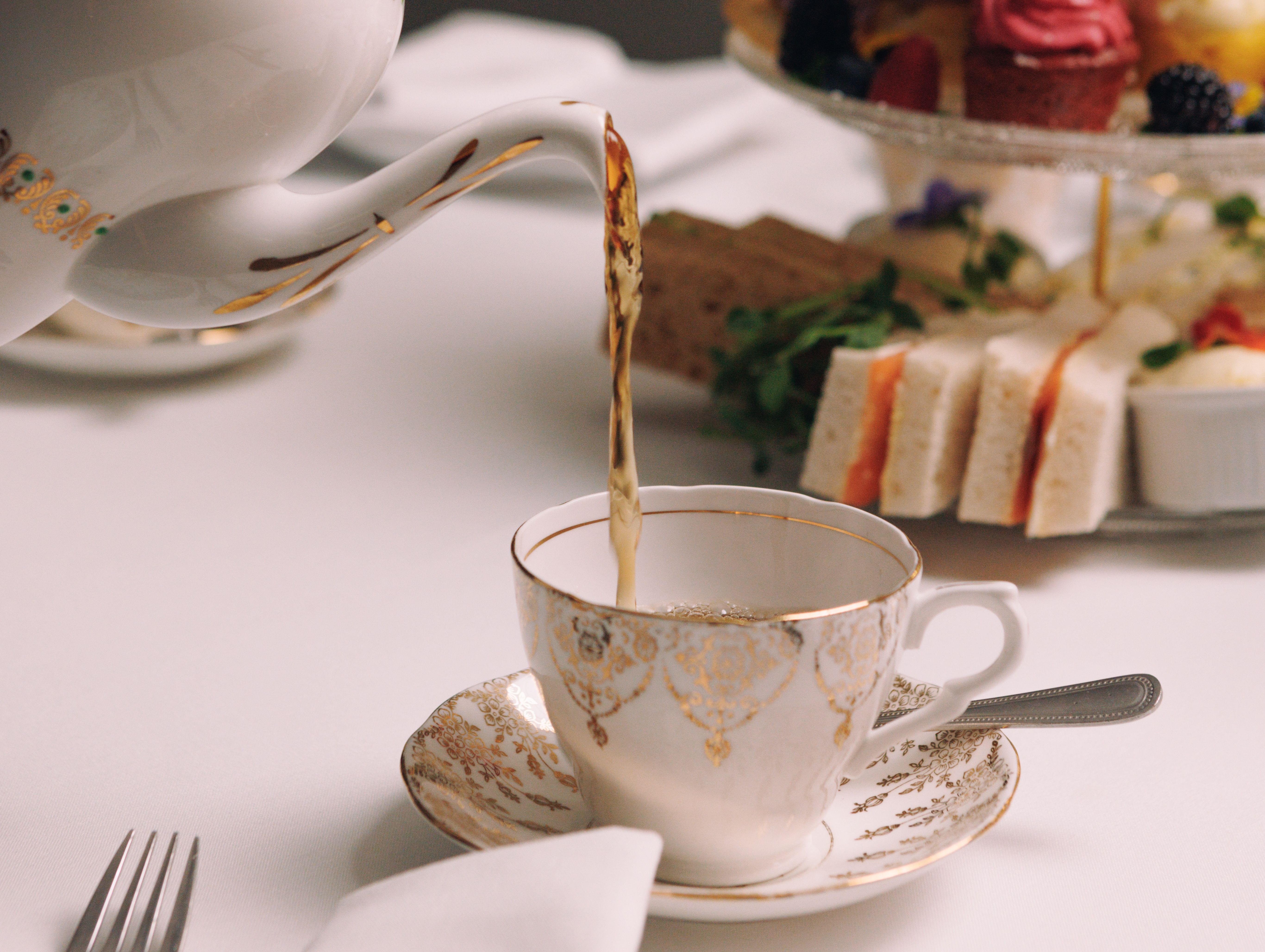 Afternoon Tea with Tea Pour