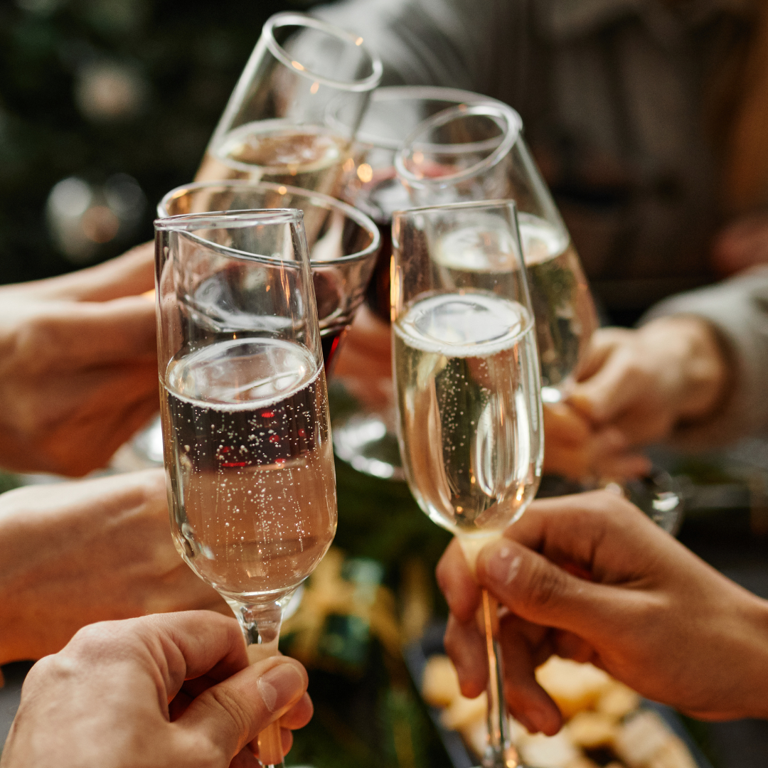 Cheers with prosecco
