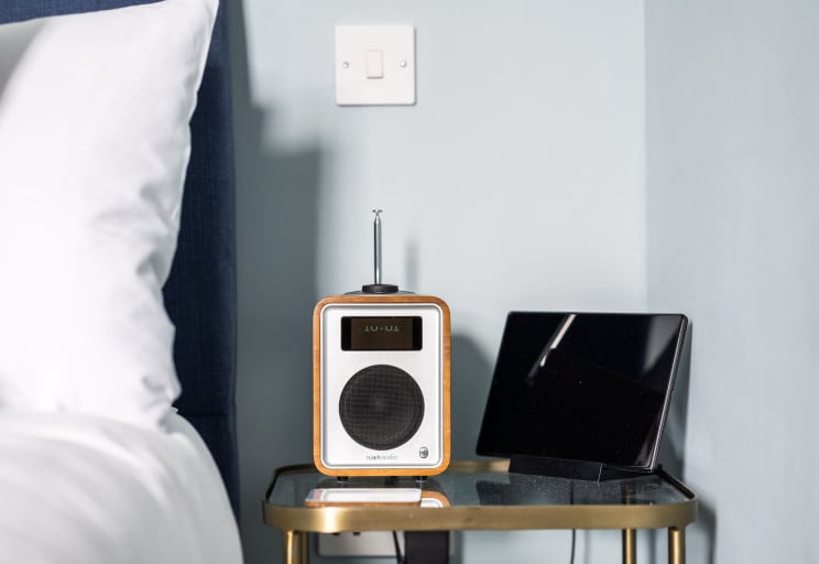 Ruark audio and ipad in room Dorset House