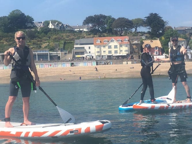 Boylos paddleboard lyme regis beach