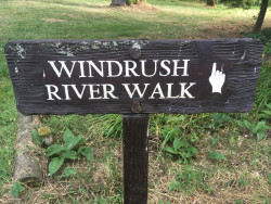 Windrush River Walk Sign