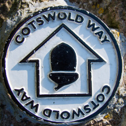 The Cotswolds Way walking sign