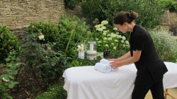 Rachel Rodia in Culls Cottage garden