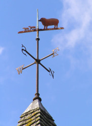 Sheep weather vein